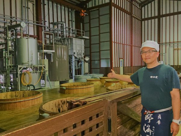 祁答院蒸溜所の蔵見学(工場見学)