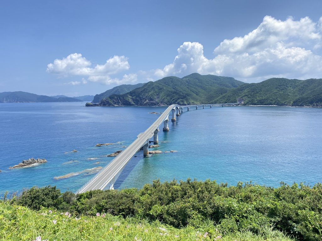 鳥ノ巣展望所からの甑大橋