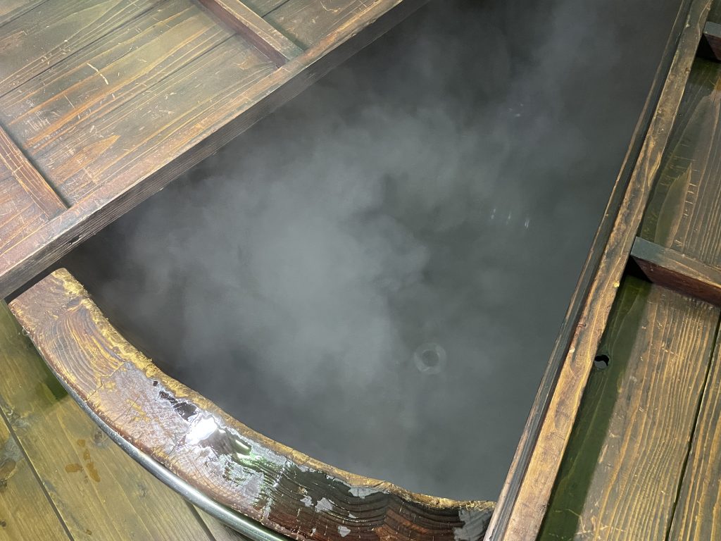 木桶湯打ち