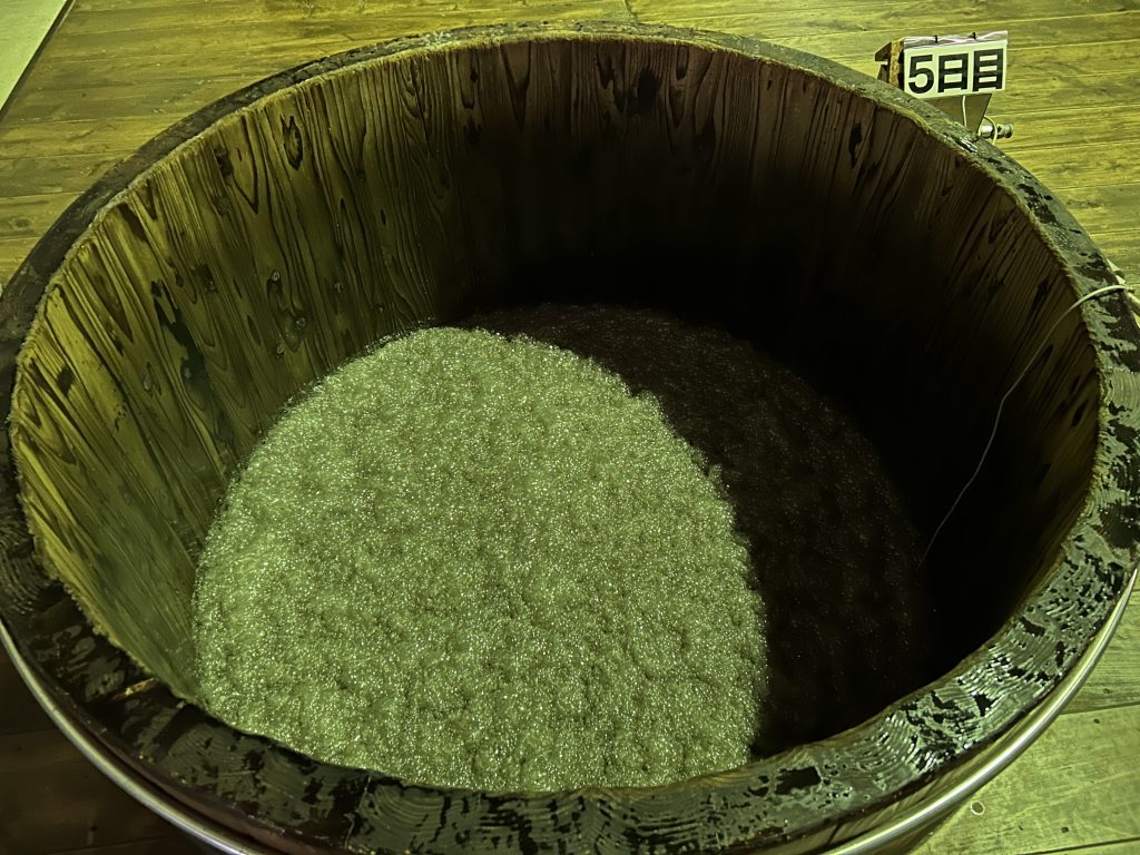 鹿児島 焼酎蔵 祁答院蒸溜所 麦焼酎 仕込み 木桶