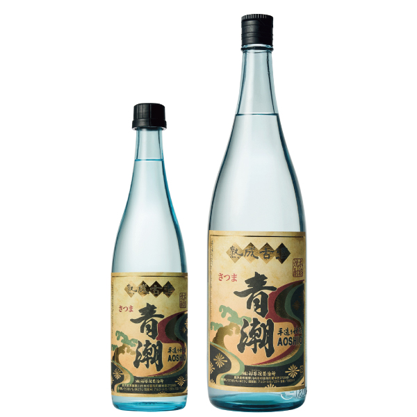 手造り麹×かめ壺で仕込む手造り青潮をさらに、3年以上貯蔵した、蔵人の五感を最大限に生かした一杯です。古酒ならではの落ち着いたまろやかと深み。