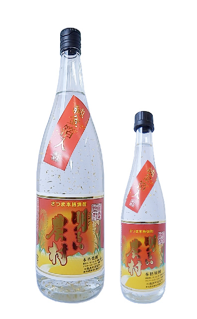 赤芋仕込み明るい農村・純金箔入 1800ml、720ml