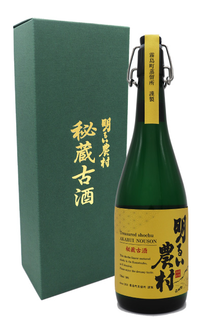 秘蔵古酒・明るい農村720ml　36度