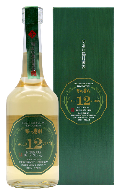 AKARUI NOUSON ミズナラ樽熟成「芋」 12年 36度　720ml