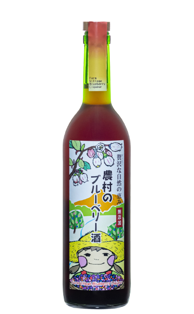農村のブルーベリー酒720ml