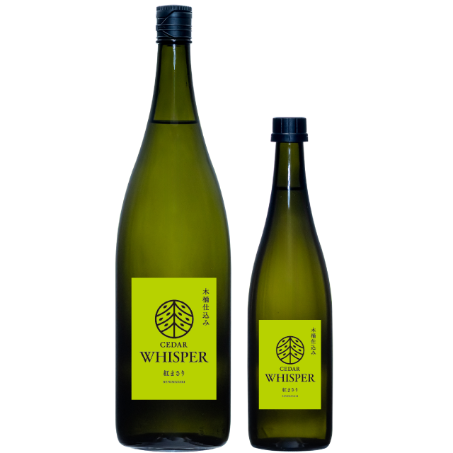 木桶仕込み芋焼酎CEDARシリーズ「WHISPER　紅まさり」1800-720ml