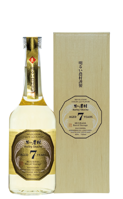 AKARUI NOUSON BARLEY ミズナラ樽熟成「麦」 7年 720ml