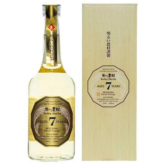 AKARUI NOUSON BARLEY ミズナラ樽熟成「麦」 7年 720ml