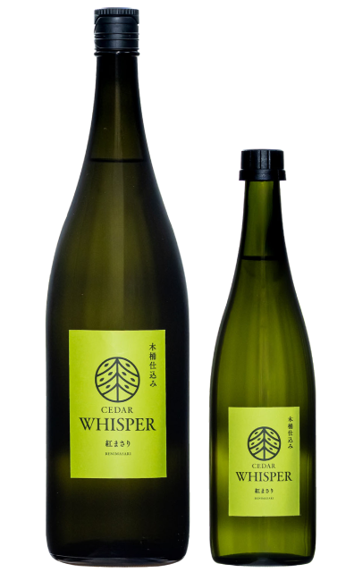木桶仕込み芋焼酎CEDARシリーズ「WHISPER　紅まさり」1800-720ml